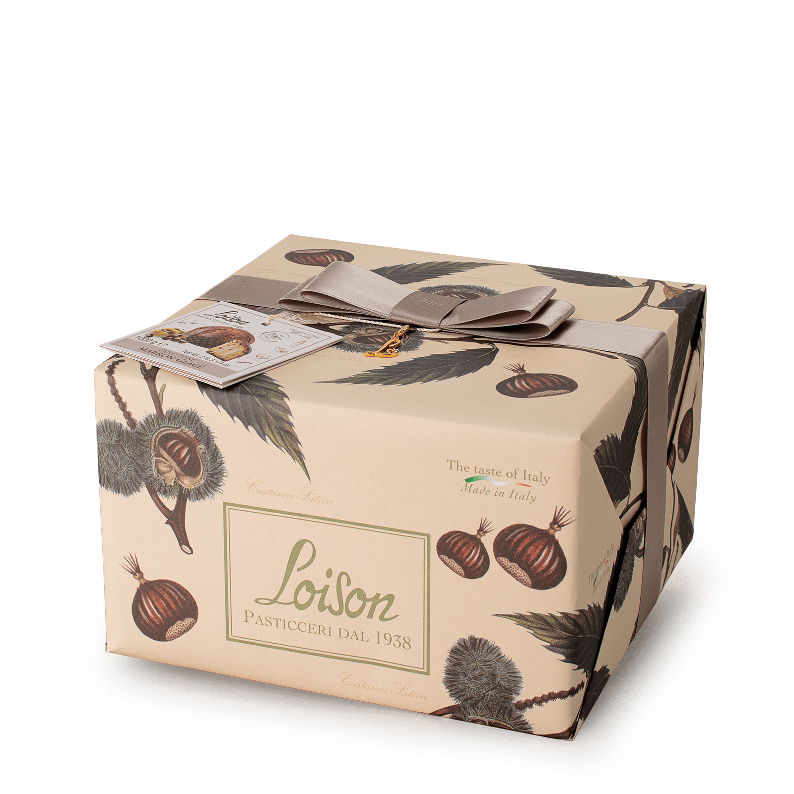 Panettone with Marron Glacé cream - Fruit and Flowers Loison
