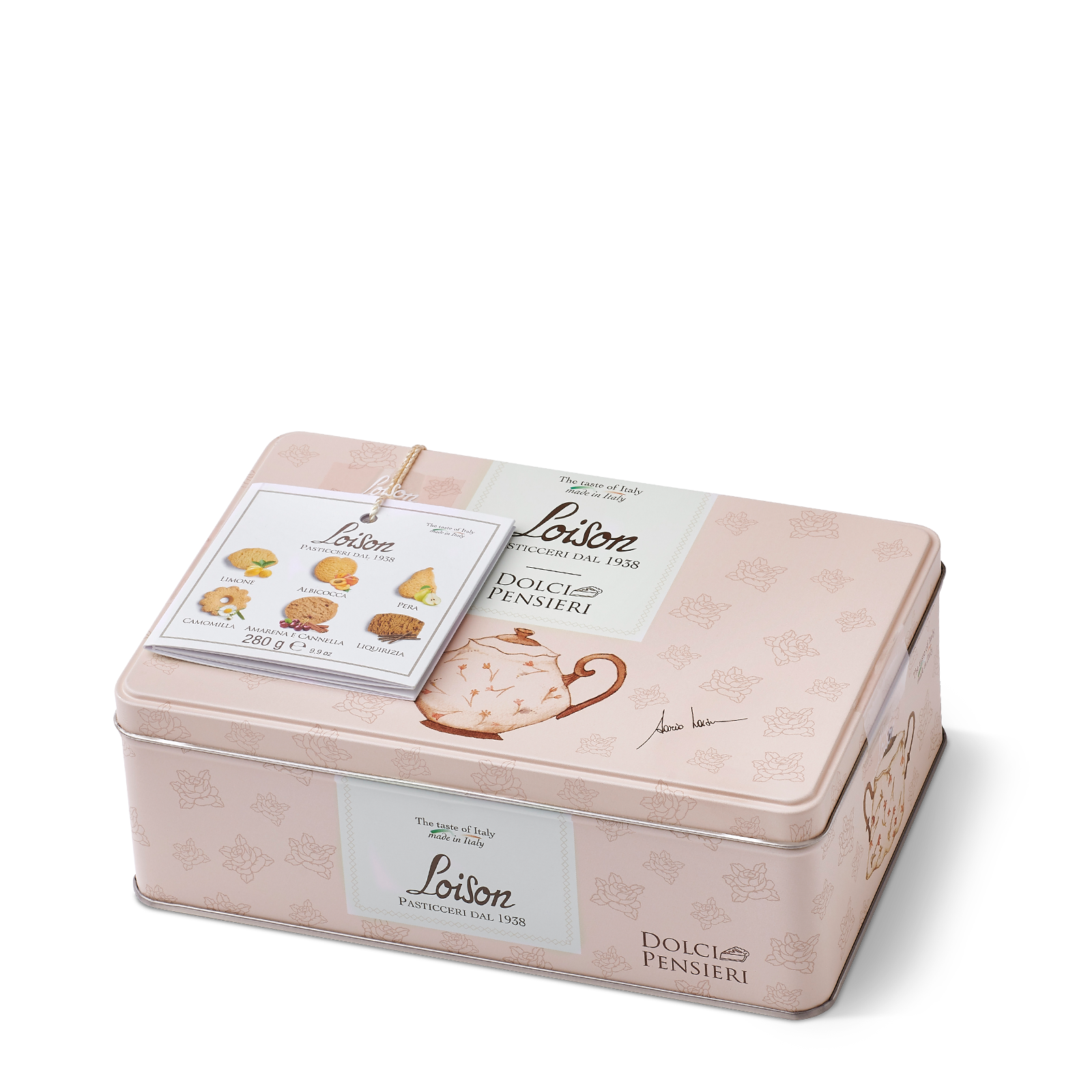Butter Biscuits in a tin 280g - 6 flavours: fruit and meditation Loison