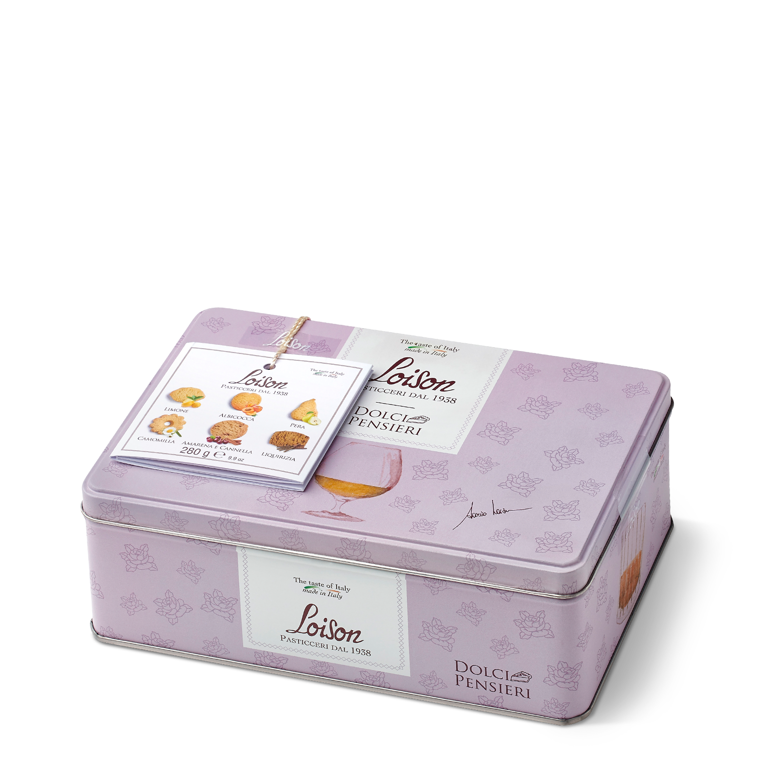 Butter Biscuits in a tin 280g - 6 flavours: fruit and meditation Loison