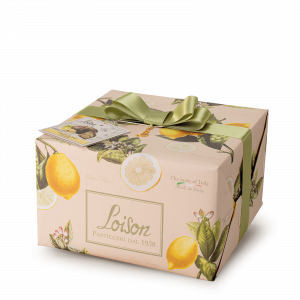 Lemon Panettone with lemon cream - Fruit and Flowers Loison