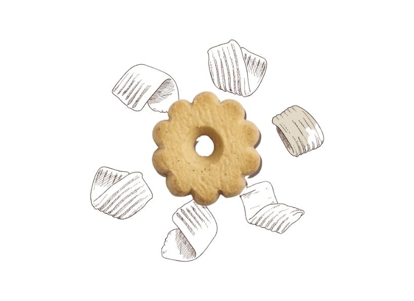 Biscuit Canestrello 200 pcs – 1250g – Monoportion