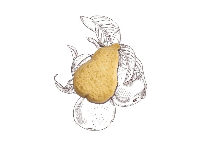 Biscuit Pear 200 pcs – 1250g – Monoportion