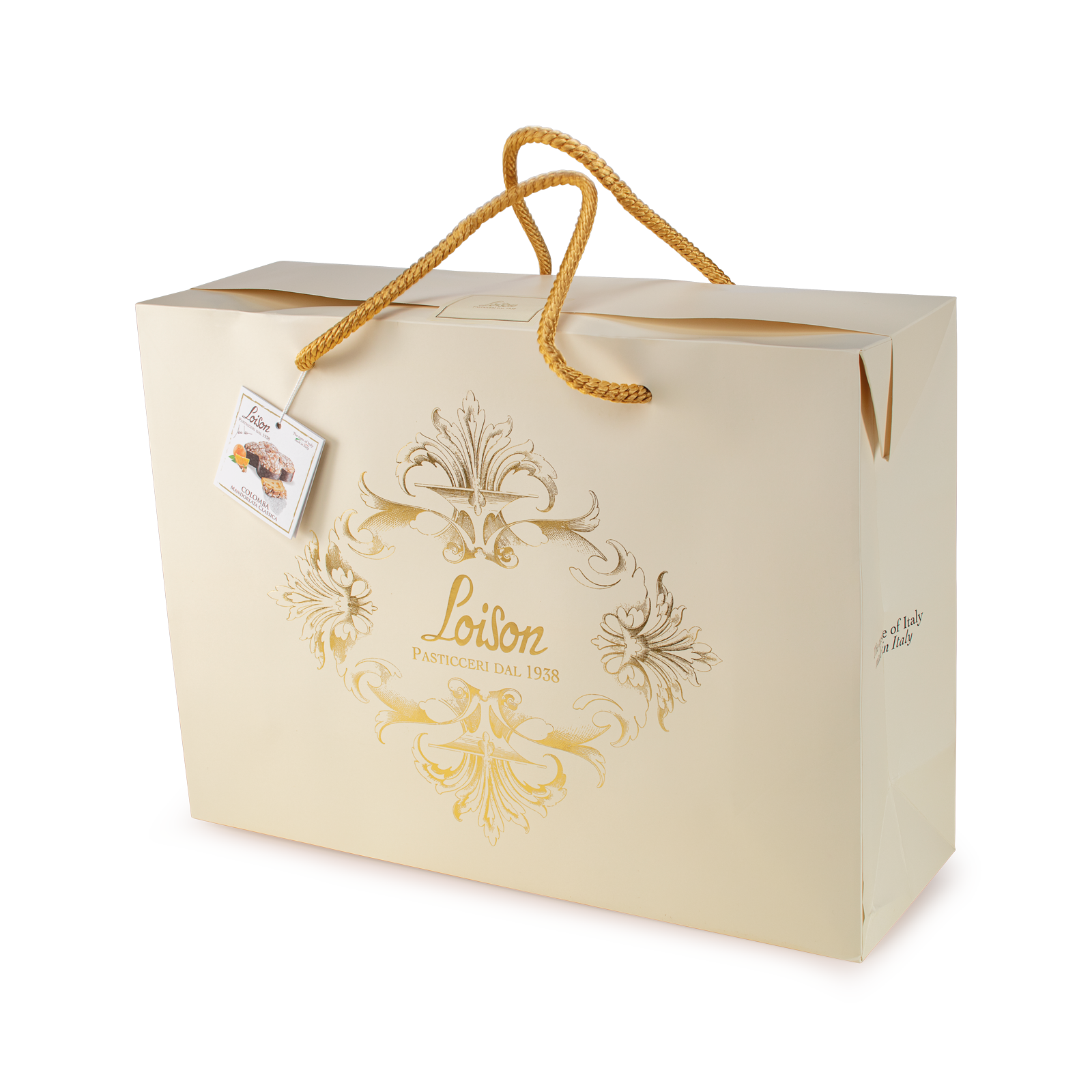 Colomba Magnum classica artigianale in scatola shopper regalo
