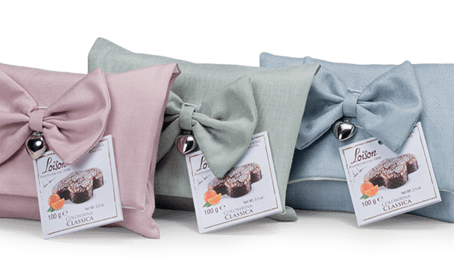 Colombina Classique en sac en tissu (3 couleurs disponibles – choix aléatoire) – 100g