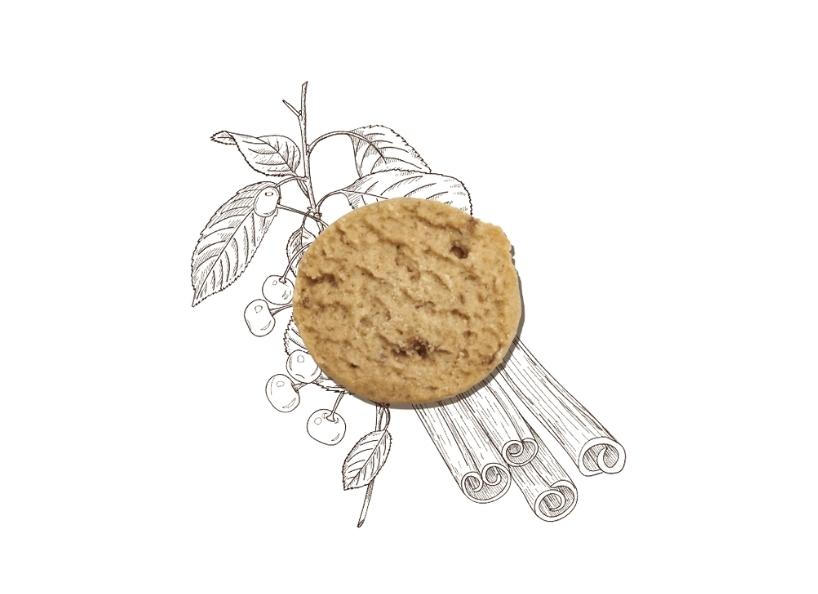 Biscuit Cherry & Cinnamon 200 pcs – 1250g – Monoportion