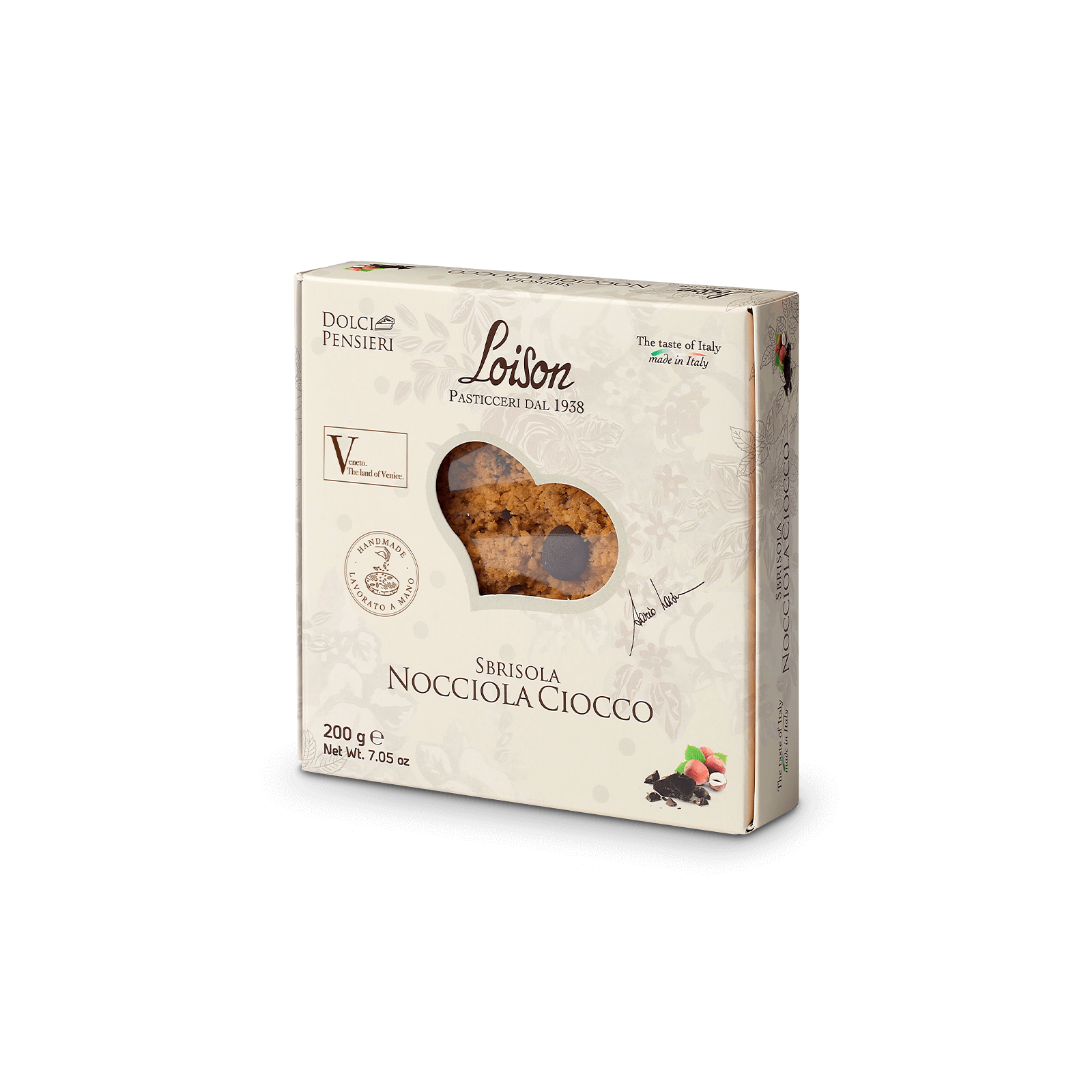 Sbrisola with chocolate and Piemonte hazelnuts - Loison