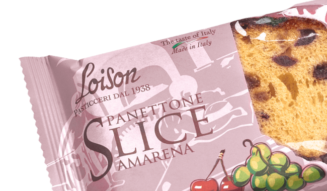 Panettone by the slice Cherry 70g