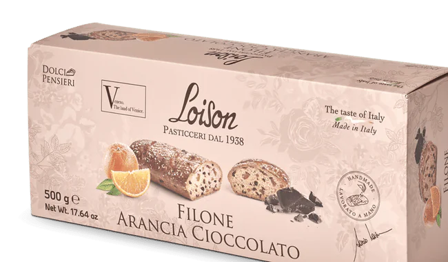 Orange and Chocolate Filone: Artisan Breadfruit 500g - Loison