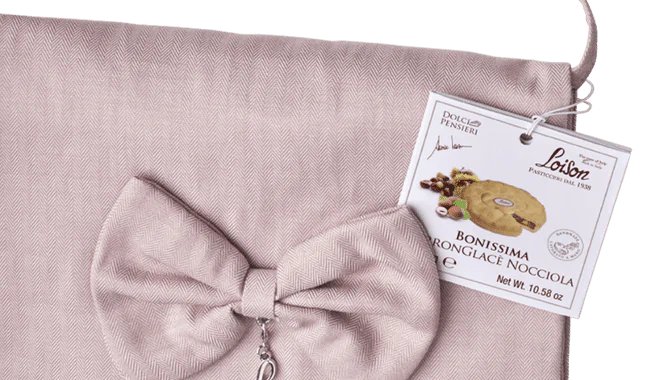 Bonissima Cake Chestnuts & Hazelnut in Fabric Handbag 300g
